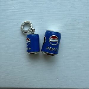 2 NWOT Pepsi Silver s295 Charms Pandora FIT